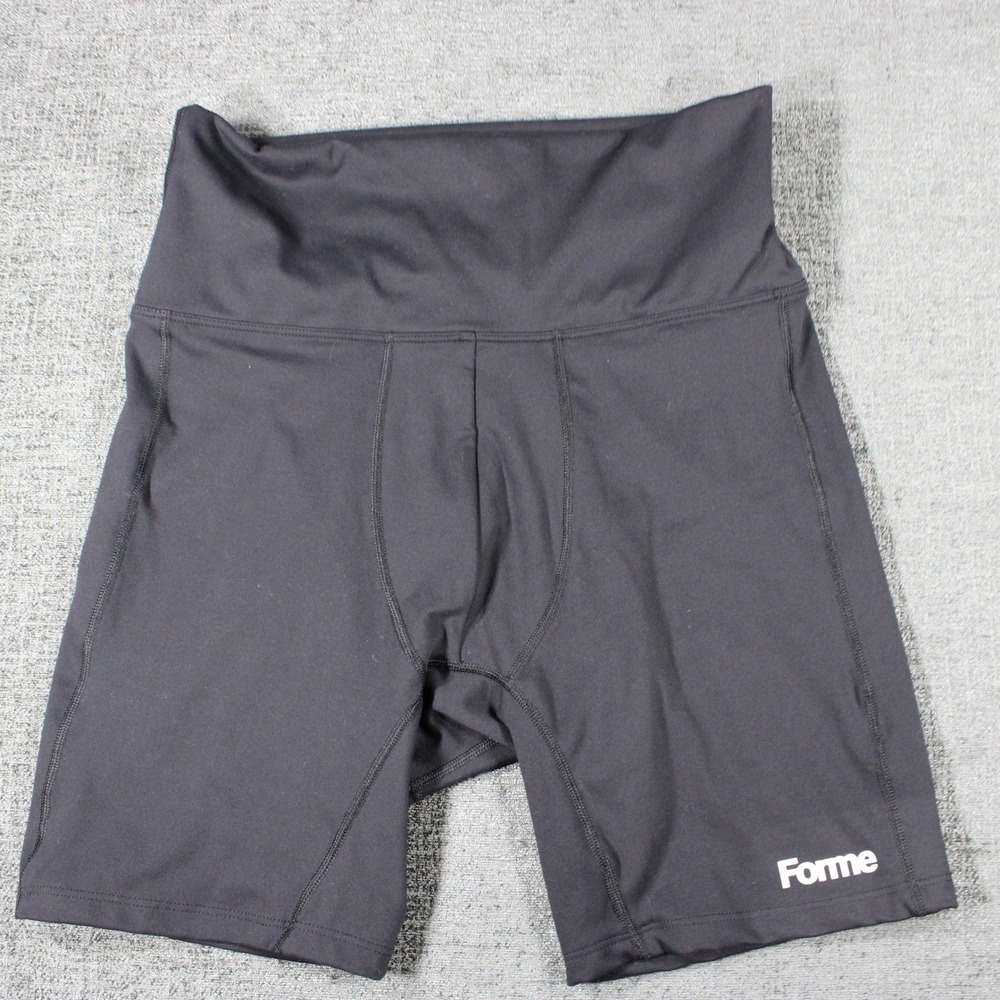 Forme Pro Short Black High Waisted Biker Athletic Compression Shorts XXL - Picture 11 of 11